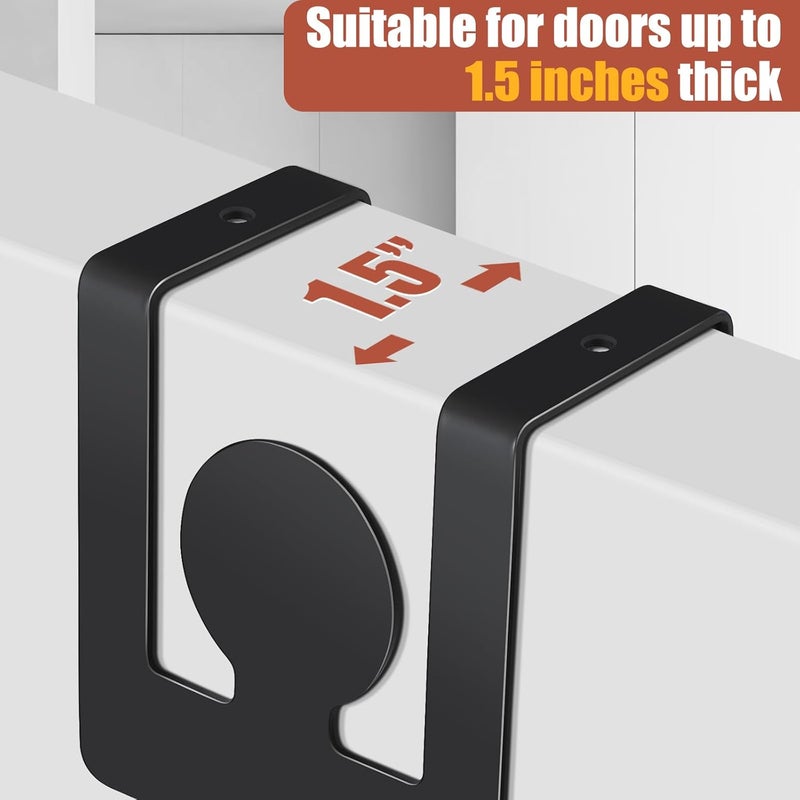 Garkup Cubical Hooks Office Durable Cubical Hangers Over The Door Hooks for Bags Hats Pictures Metal 2P - Image 2